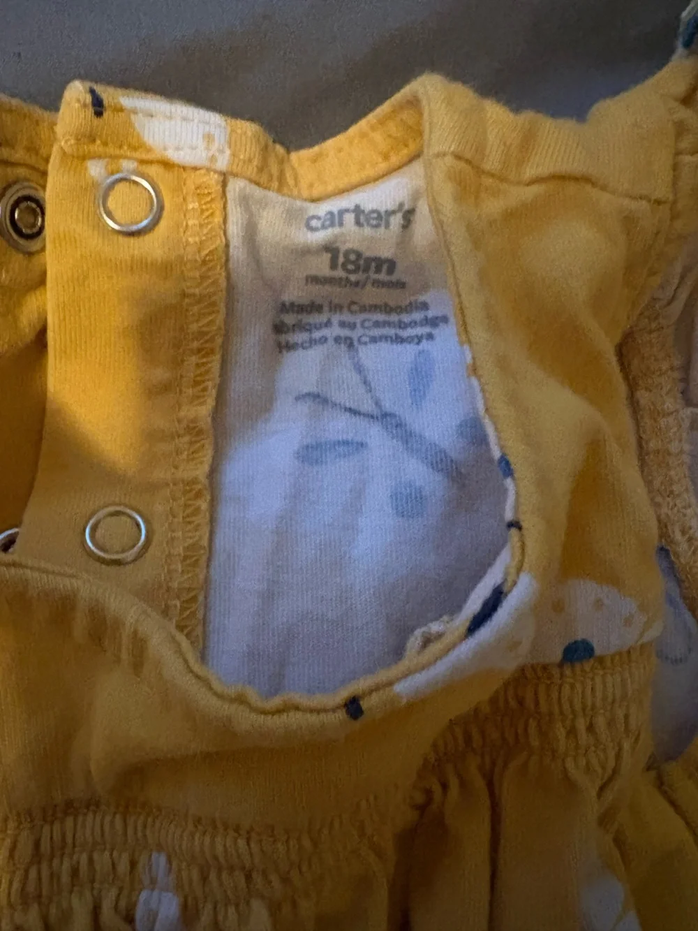 Yellow butterfly pattern romper toddler girl 🦋💛